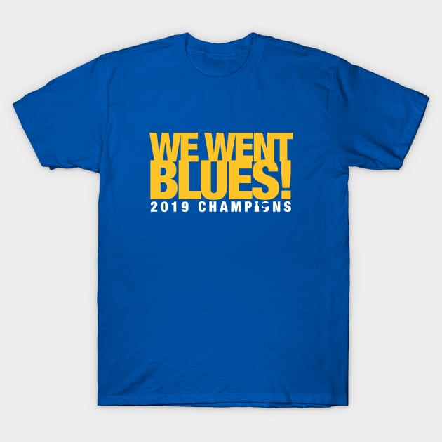 We Went Blues! T-Shirt by Americo Creative